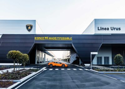 Ingresso Stabilimento Lamborghini Linea Urus
