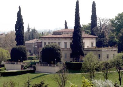 Vista prospettica della Villa