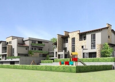 Render edifici residenziali San Valentino