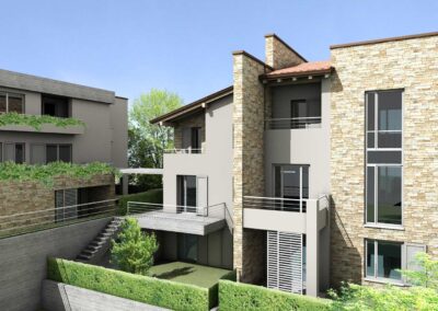 Render edifici residenziali San Valentino